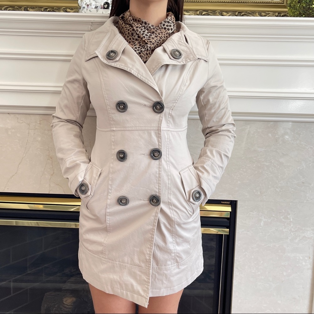 Cream Peacoat